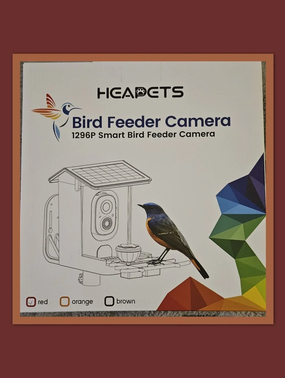 HEAPETS SMART BIRDFEEDER CAMERA.